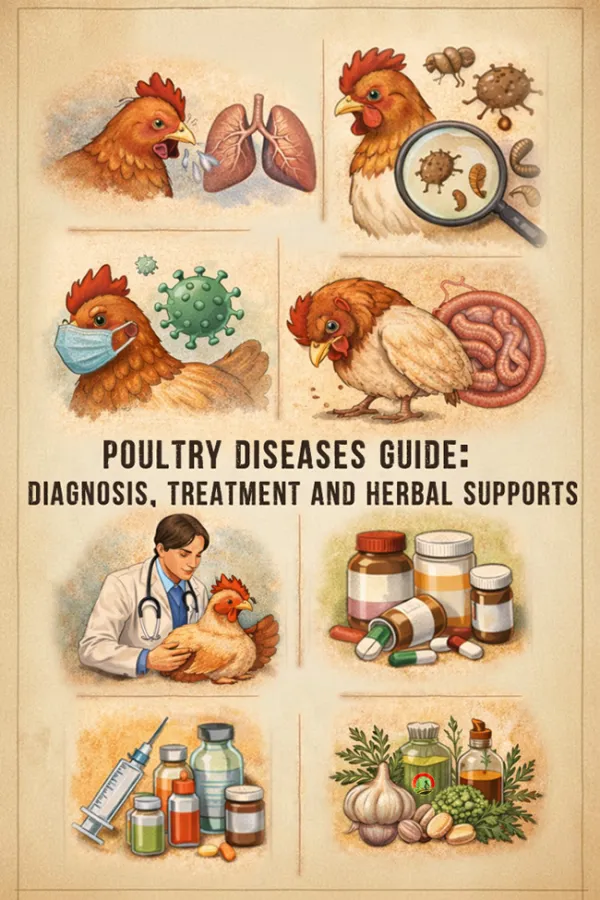 Poultry Diseases Guide: Diagnosis, Treatment and Herbal Supports