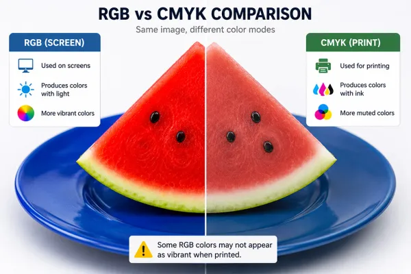 Comparison of RGB and CMYK Color Modes