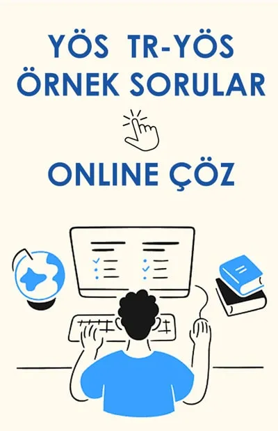 TR-YÖS Örnek Soruları Online Çöz